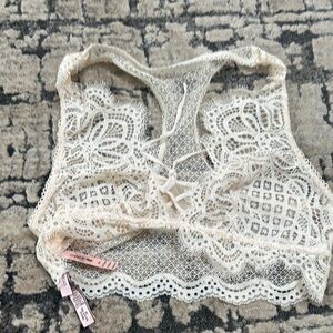 Victoria's Secret White Lace Bralette